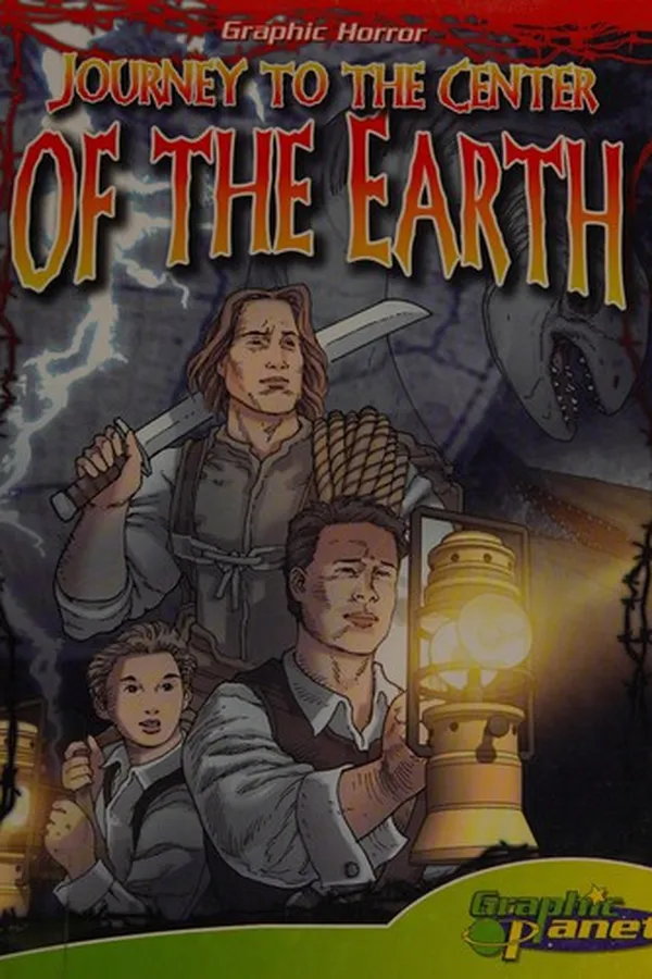 Capa de Journey to the center of the earth