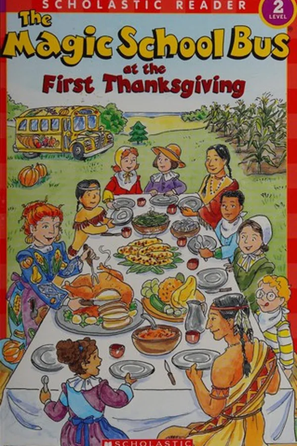 Capa de Magic School Bus At the First Thanksgiving