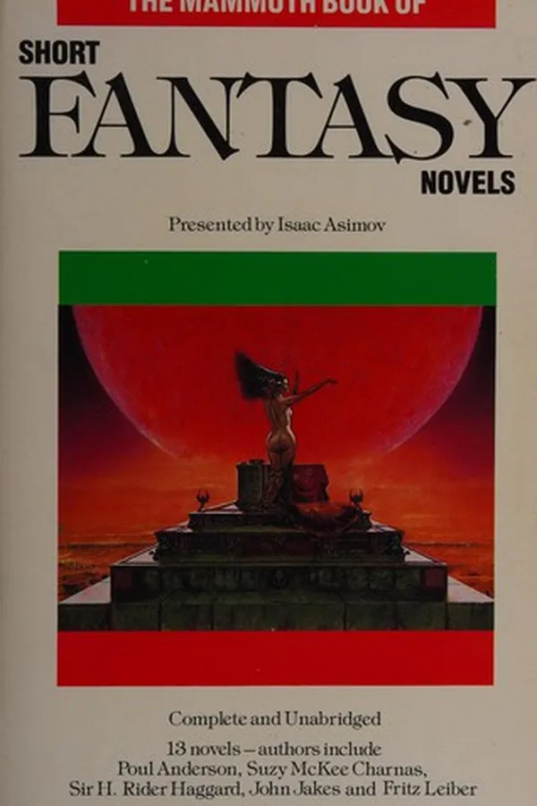 Capa de Mammoth Book of Short Fantasy Novels