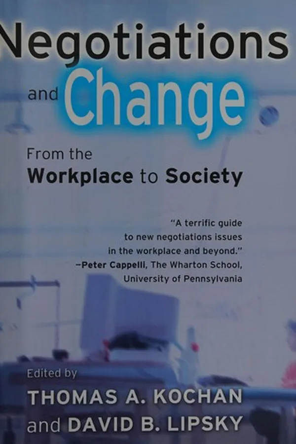 Cover of Negotiations and change