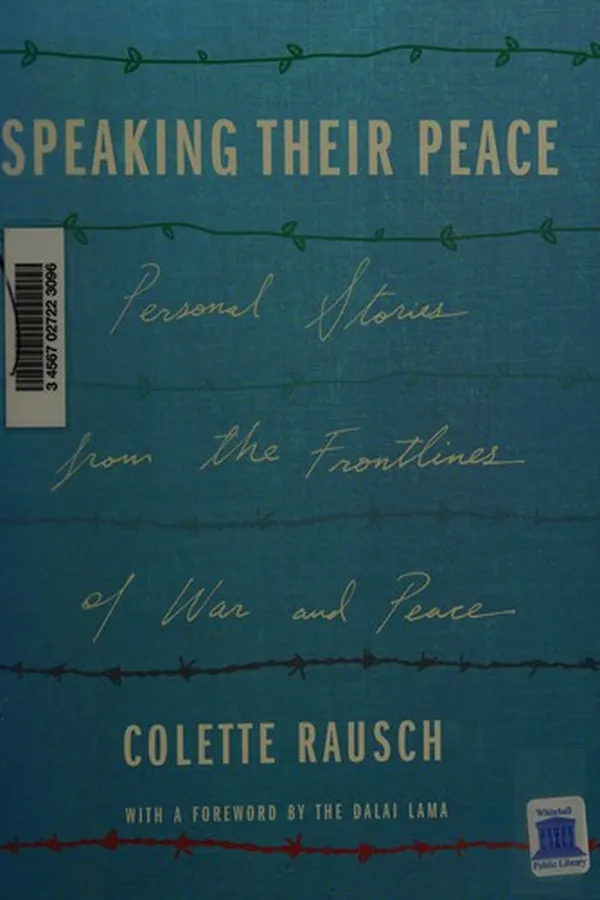 Capa de Speaking their peace