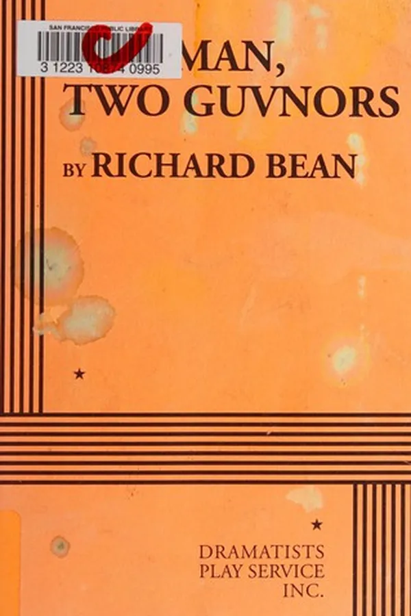 Capa de One man, two guvnors