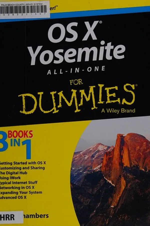 Capa de OS X Yosemite all-in-one for dummies