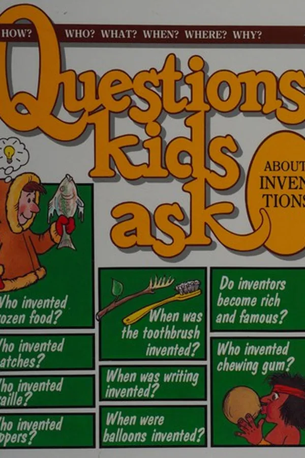 Capa de Questions kids ask about inventions