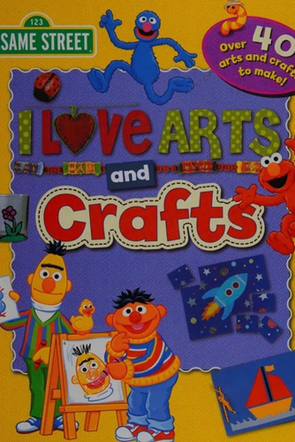 Capa de Sesame Street I Love Arts Craft Book