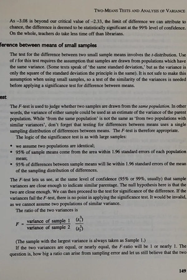 Capa de Simple statistics for library and information professionals