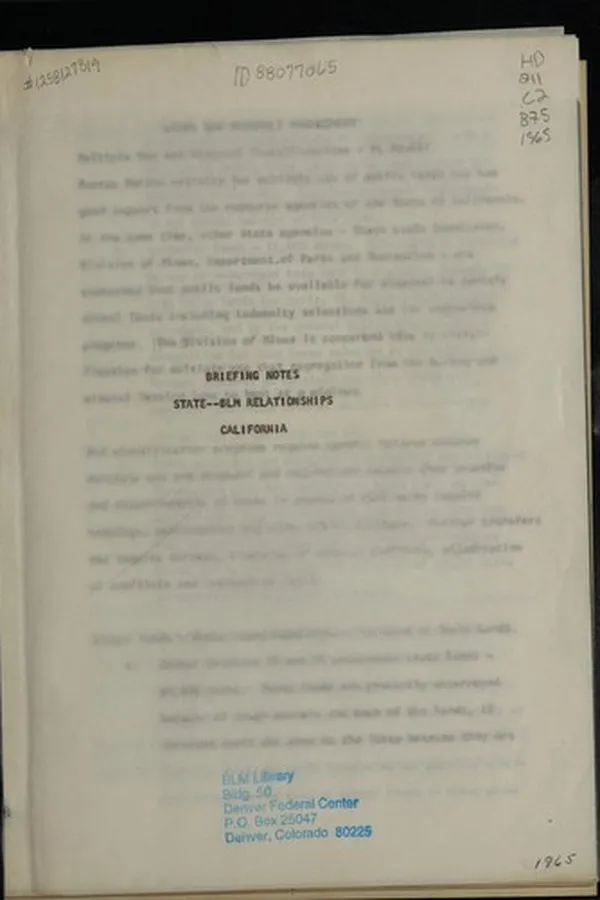 Capa de Briefing notes