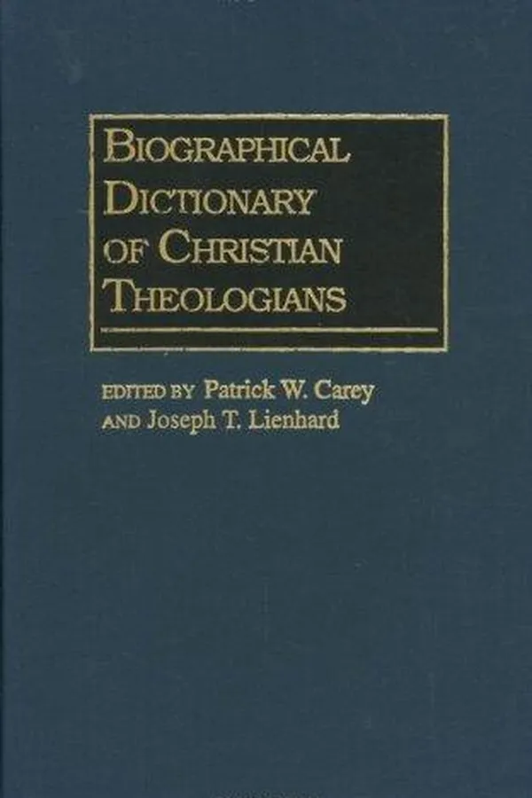 Capa de Biographical dictionary of Christian theologians