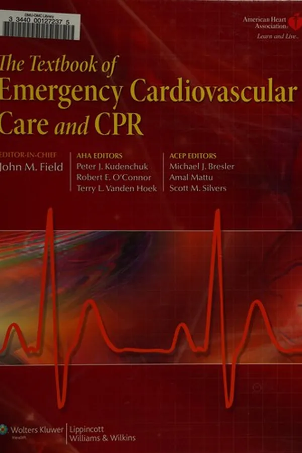Capa de The textbook of emergency cardiovascular care and CPR
