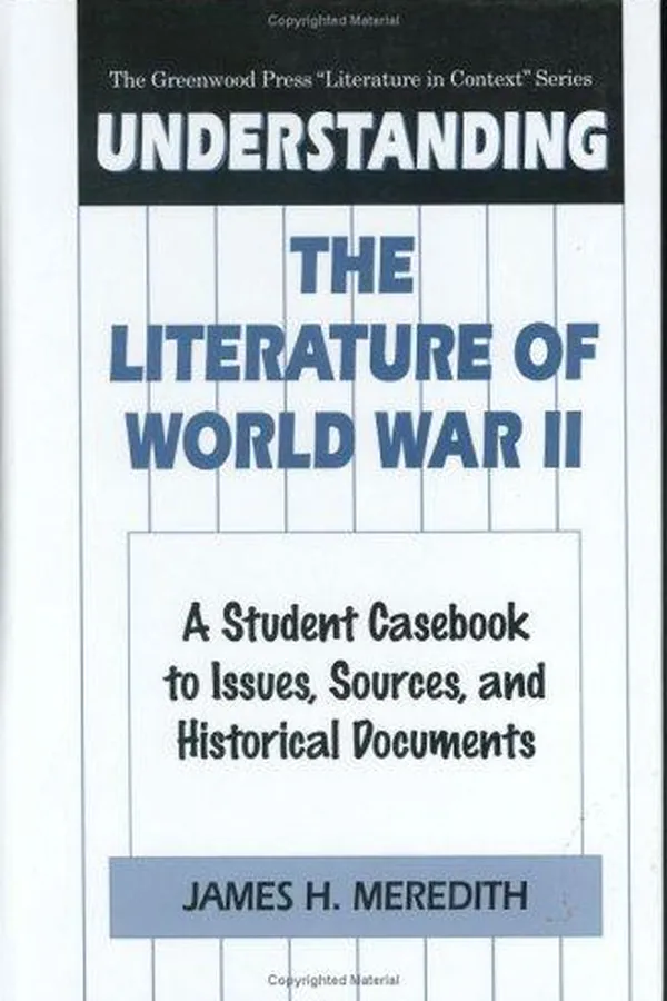 Capa de Understanding the literature of World War II