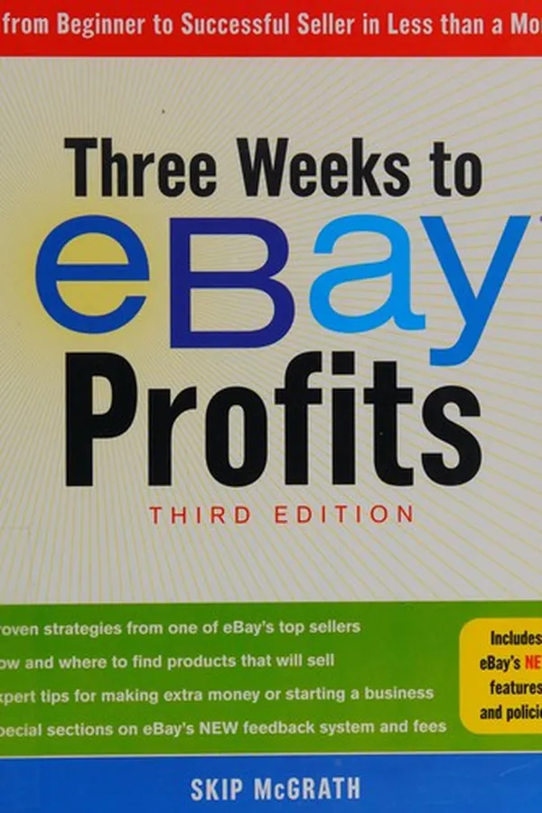 Capa de Three weeks to eBay profits