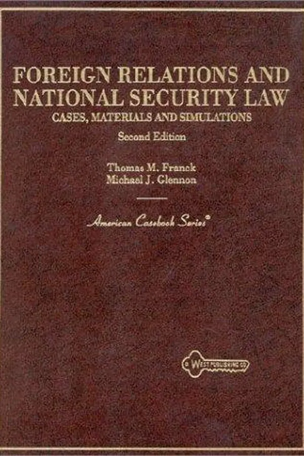 Capa de Foreign relations and national security law