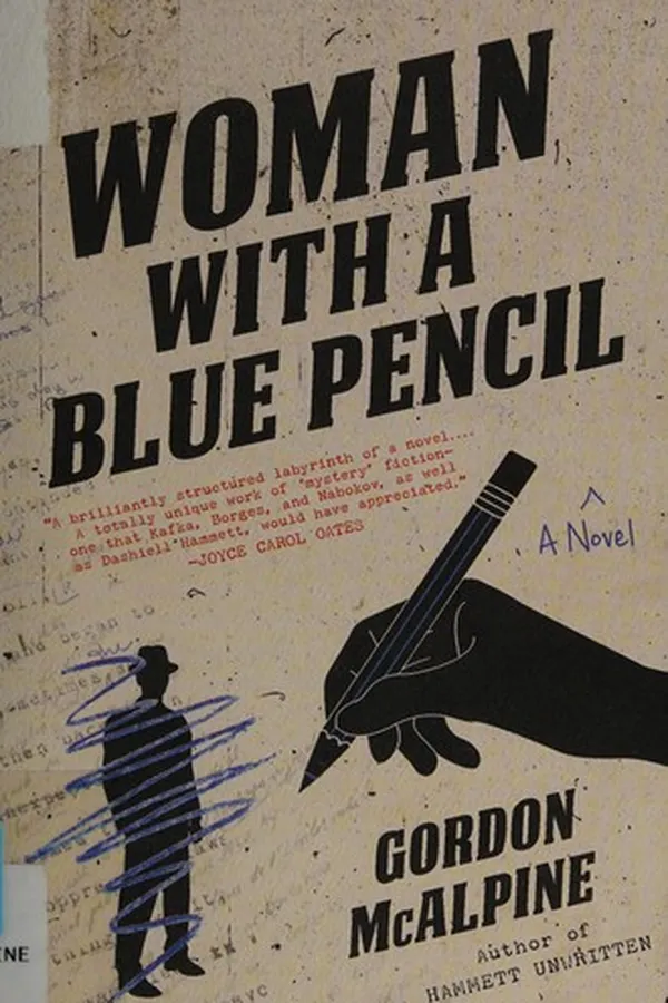 Capa de Woman with a Blue Pencil