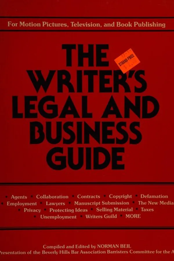 Capa de The Writer's legal and business guide