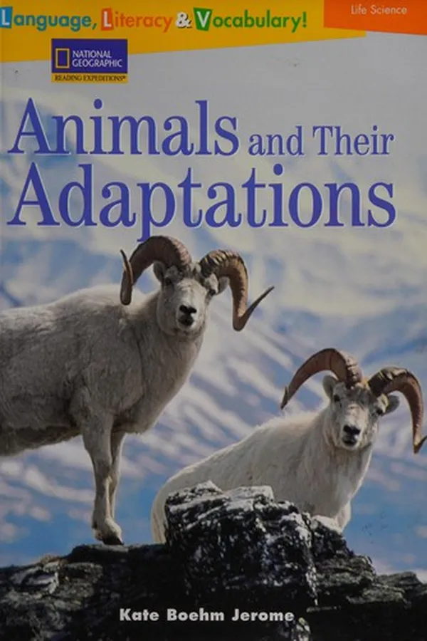 Capa de Animals and their adaptations
