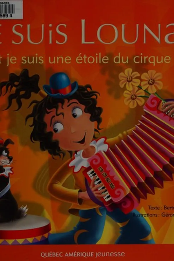 Capa de Je suis Louna et je suis une étoile du cirque