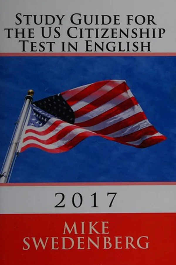 Capa de Study guide for the US citizenship test in English