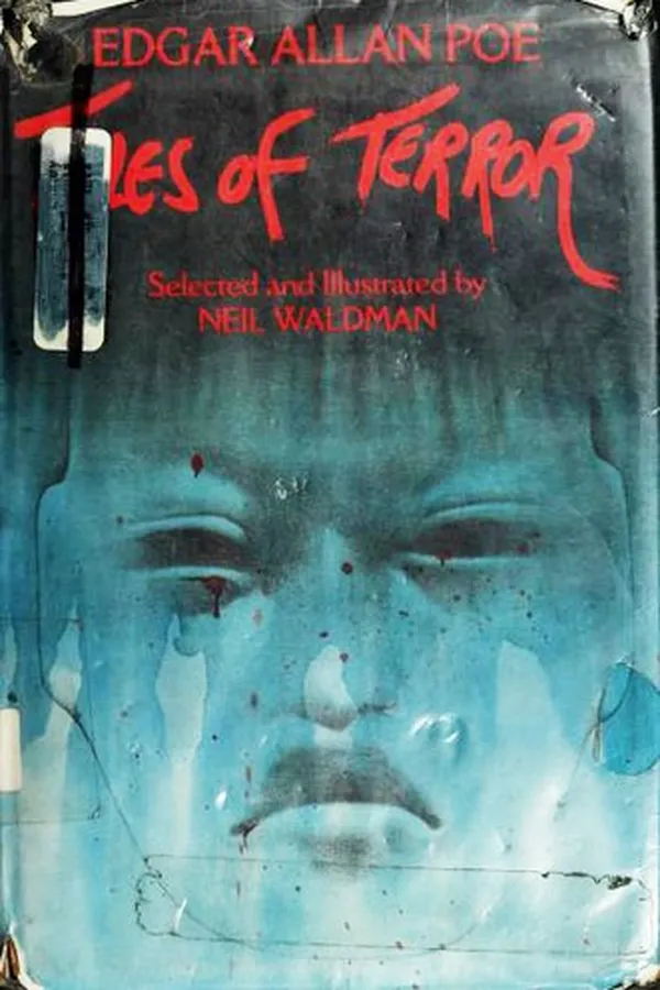 Capa de Tales of Terror (Black Cat / Cask of Amontillado / Descent into the Maelstrom / Fall of the House of Usher / Hop-Frog / Ligeia / Masque of the Red Death / Ms. Found in a Bottle / Pit and the Pendulum / Tell-Tale Heart)
