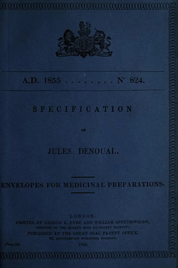 Capa de Specification of Jules Denoual