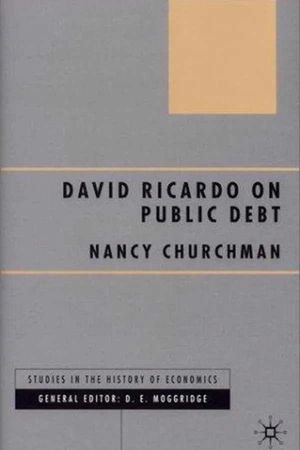 Capa de David Ricardo On Public Debt (Studies in the History of Economics)