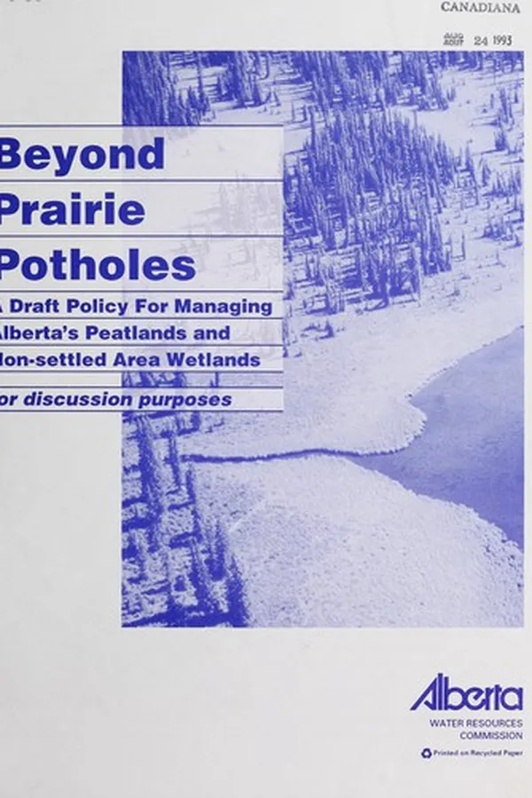 Capa de Beyond prairie potholes