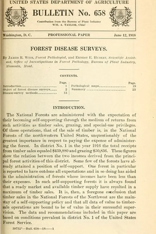 Cover of Forest disease surveys