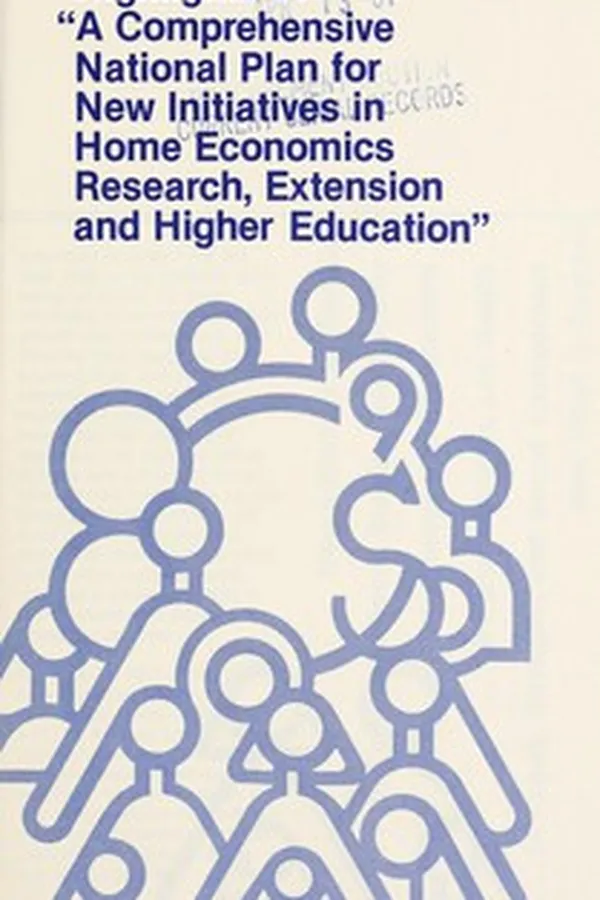 Capa de Highlights of "A comprehensive national plan for new initiatives in home economics research, extension and higher education"