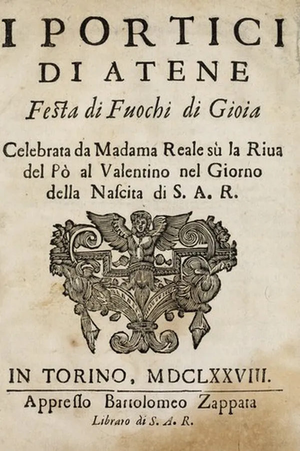 Capa de I portici di Atene, festa di fuochi di gioia