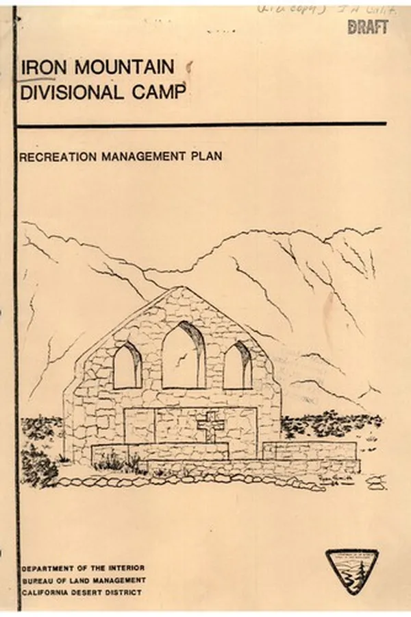 Capa de Iron Mountain Division Camp recreation management plan