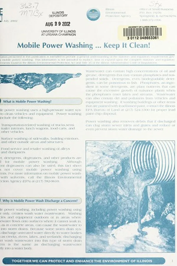 Capa de Mobile power washing ... keep it clean!