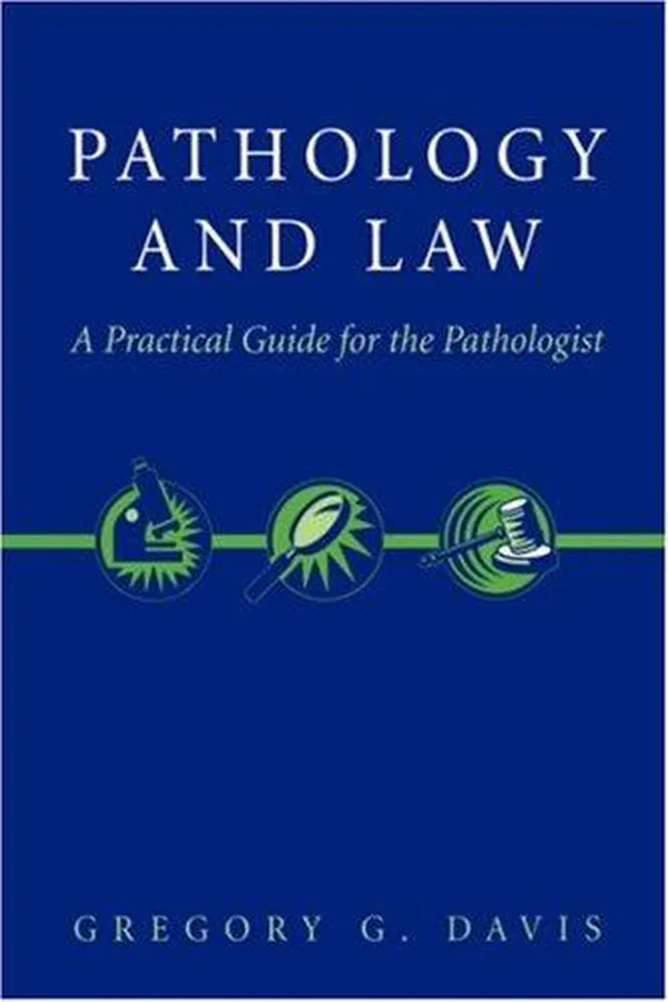 Capa de Pathology and Law