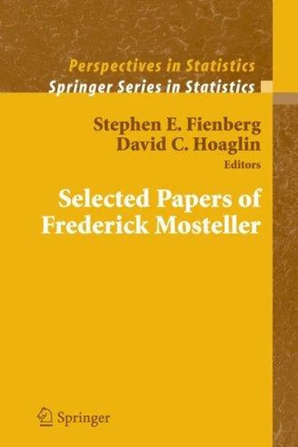Capa de Selected papers of Frederick Mosteller