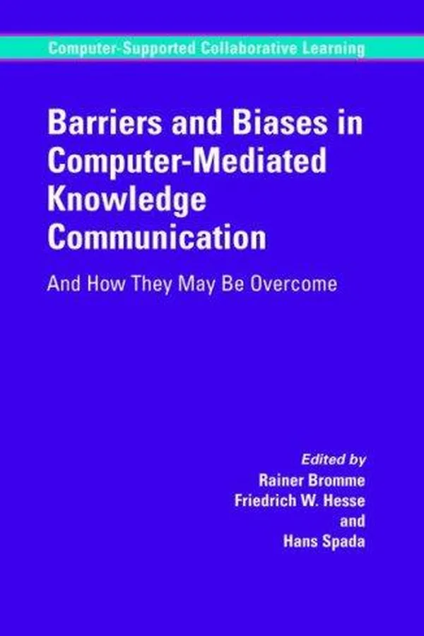 Capa de Barriers and biases in computer-mediated knowledge communication