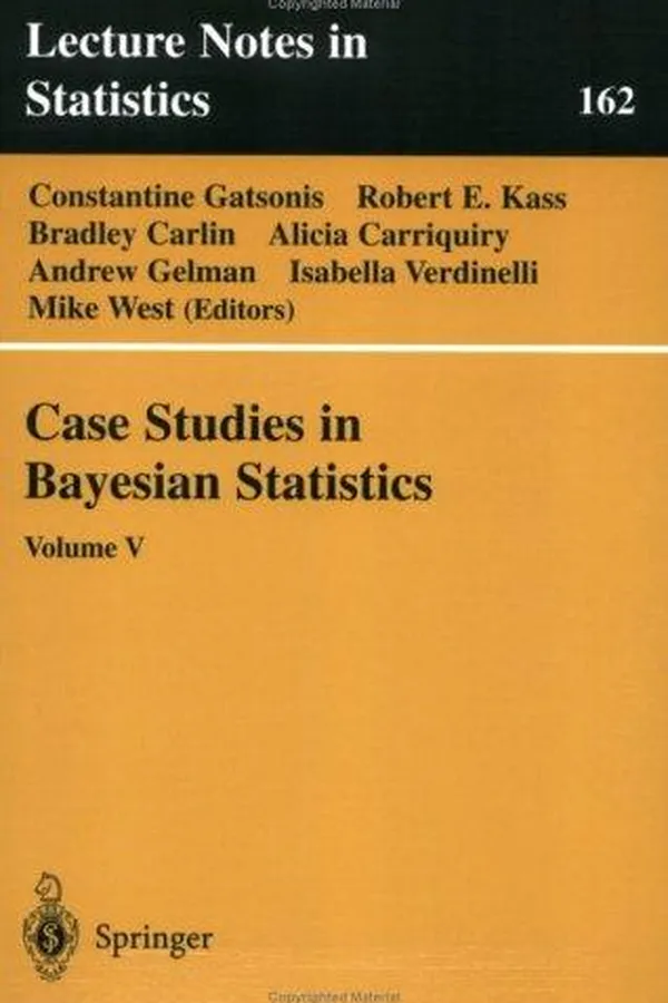 Capa de Case Studies in Bayesian Statistics Volume V