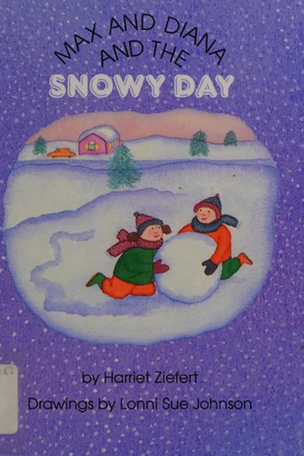 Capa de Max and Diana and the snowy day