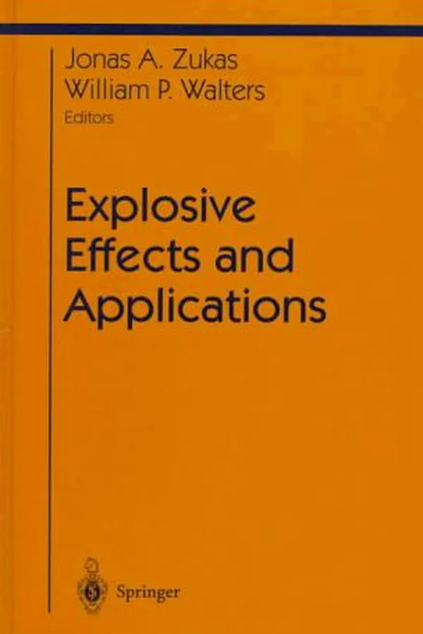 Capa de Explosive effects and applications