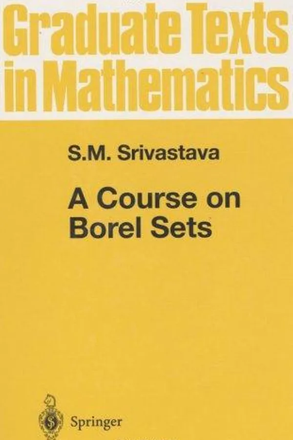 Capa de A course on Borel sets