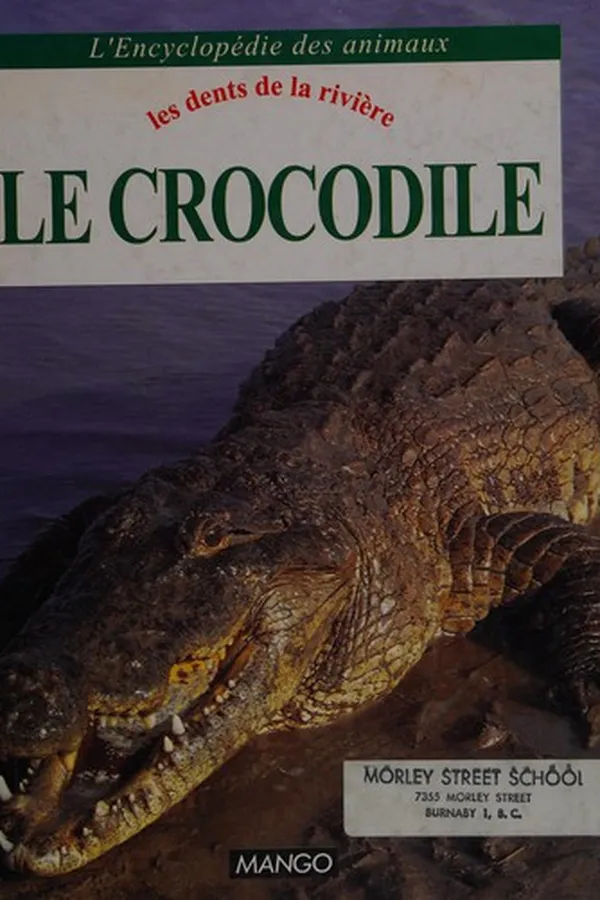 Capa de Le crocodile et l'alligator