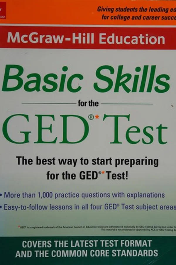 Cover of Basic skills for the GED test