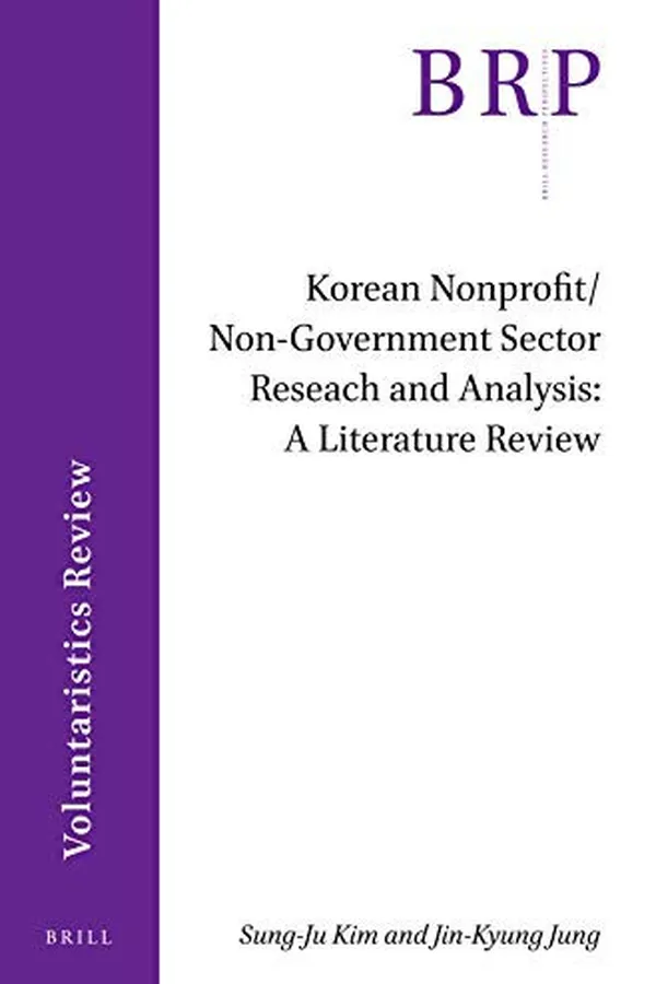 Capa de Korean Nonprofit/Non-Government Sector Research A Literature Review and Analysis