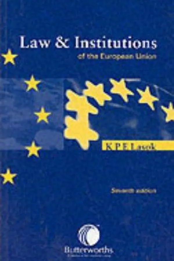 Capa de Law and institutions of the European Union