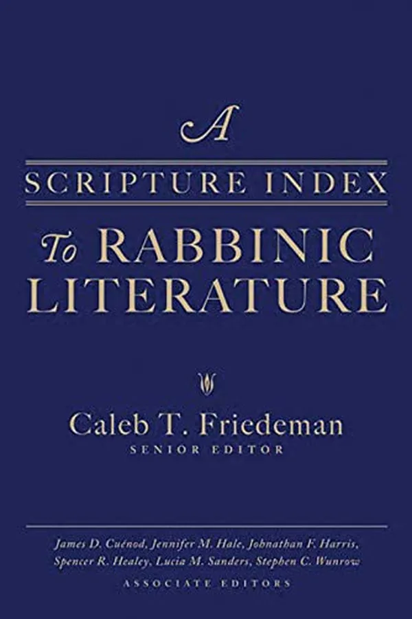 Capa de A Scripture Index to Rabbinic Literature