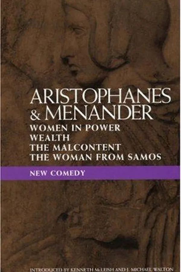 Capa de New Comedy (Ekklesiazousai/Wealth/the Malcontent/the Woman from Samos/4 Plays in 1 Volume)