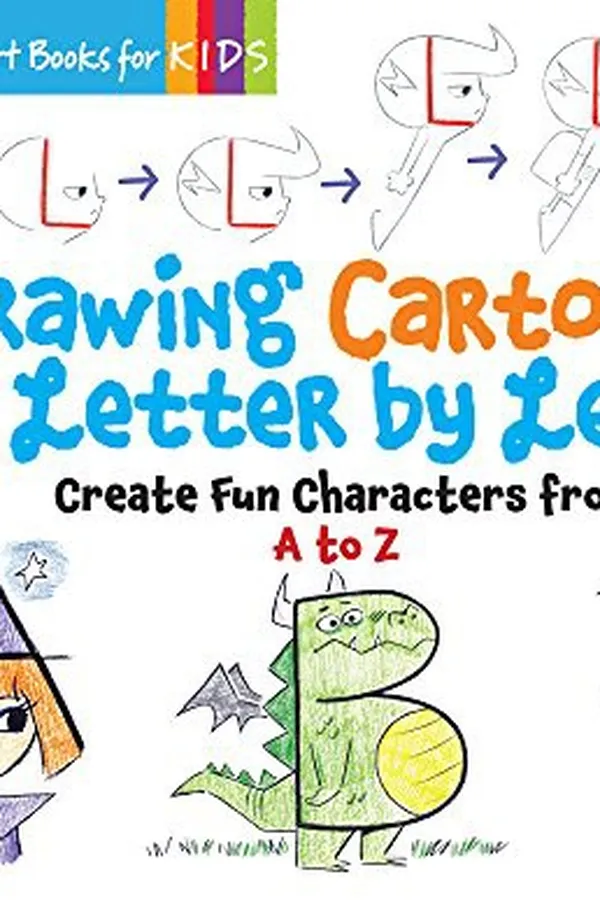 Capa de Drawing Cartoons Letter by Letter