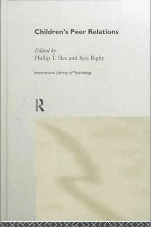 Capa de Children's Peer Relations (International Library of Psychology)