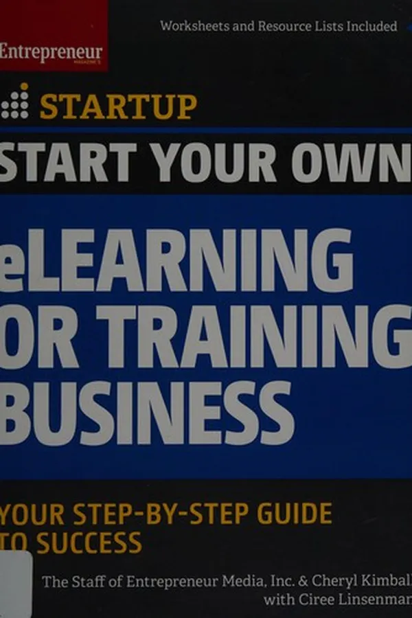 Capa de Start your own eLearning or training business