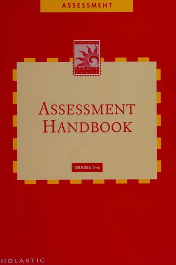 Capa de Scholastic literacy place assessment handbook, grades 3-6