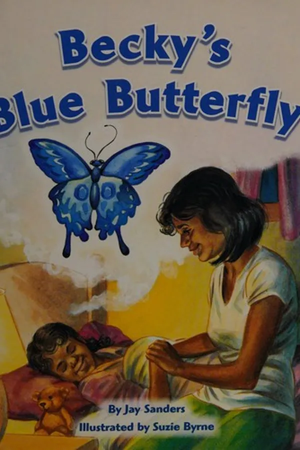 Capa de Becky's blue butterfly