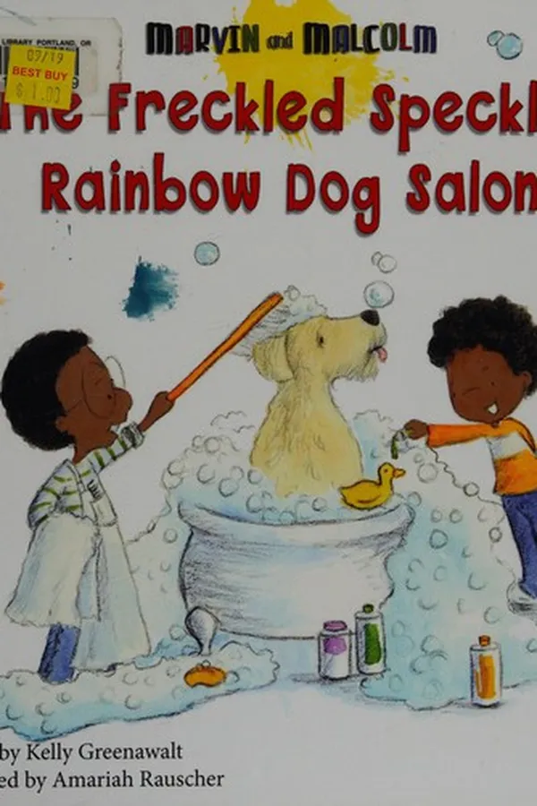 Capa de The freckled speckled rainbow dog salon