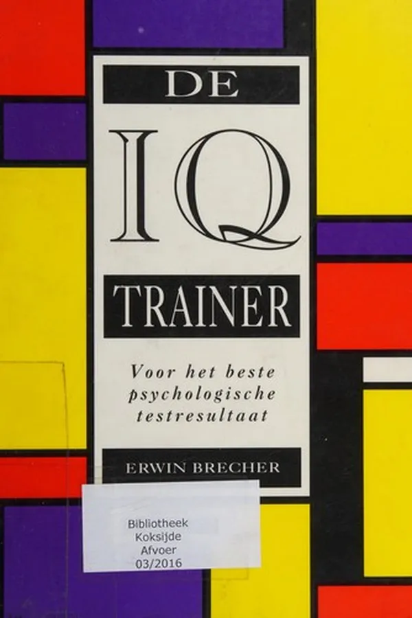 Cover of De IQ trainer